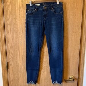 KUT from the Cloth Dark Wash Ankle Jeans